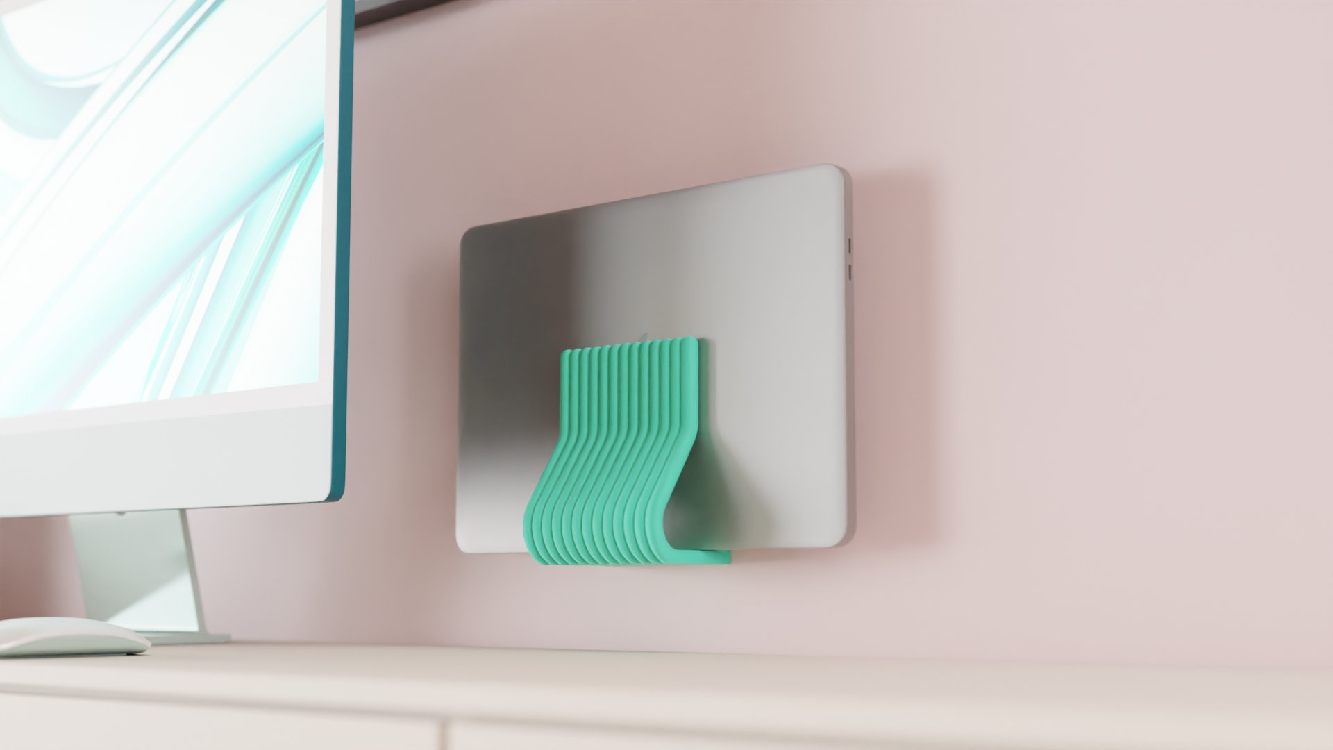 Laptop Stand Wall Mounted